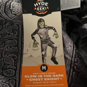 Hyde and Eek! Glow-in-the-Dark Ghost Knight Costume size M (8)